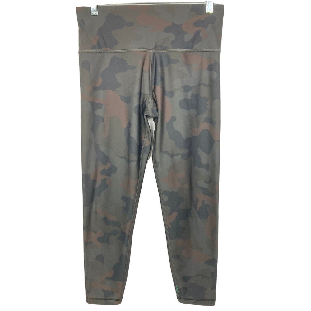 Nancy Rose Leggings Womens Sz 8 Green Camouflage Fantasy Stretch Camo